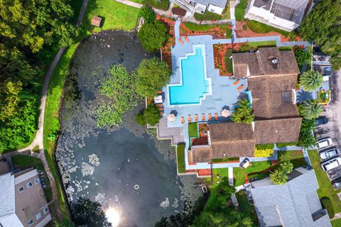 Aerial Pool View at Village Springs, Orlando, Florida