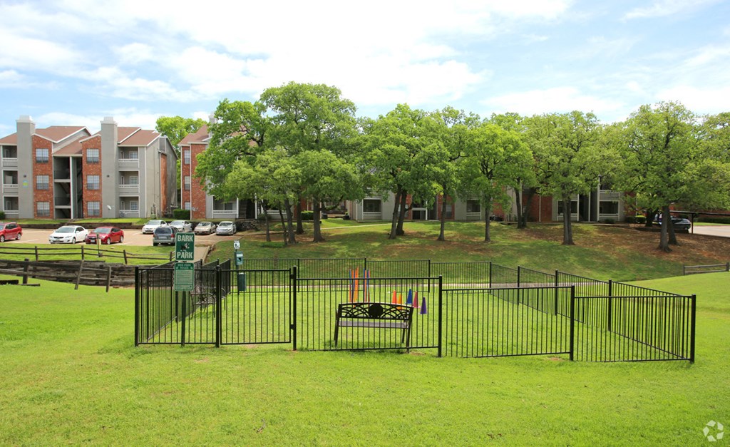 dog park at Foxborough Apartments, Irving, 75061
