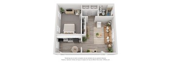 Floor Plan Dogwood at Hampton Gardens, Saint Louis, 63139