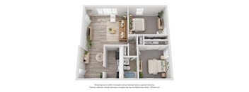 Floor Plan Sycamore at Hampton Gardens, Saint Louis