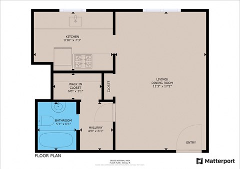 Studio 1 bath at Hillstone Flats Apartments, Los Angeles, CA