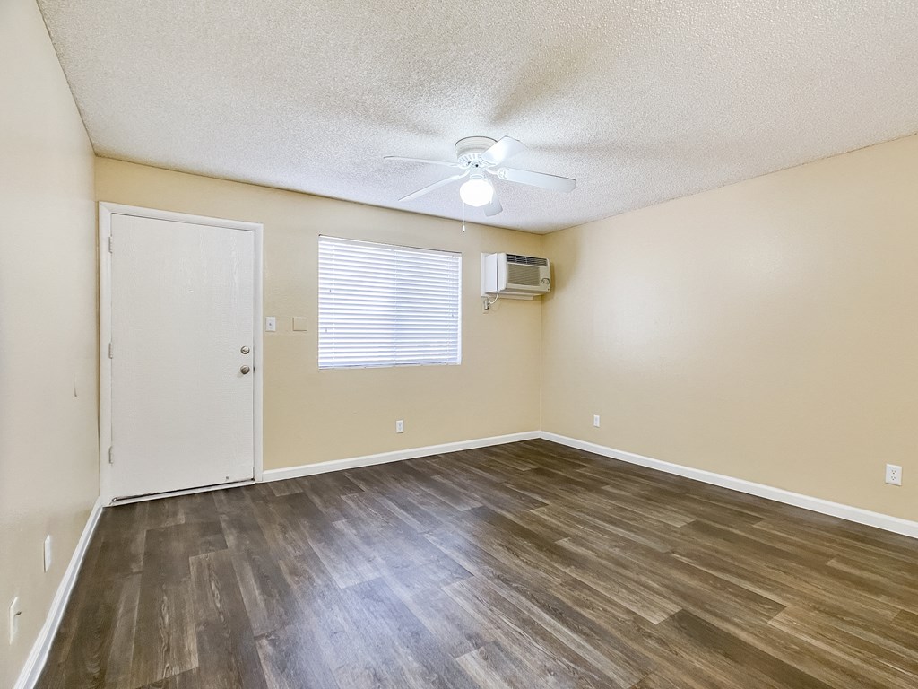 Empty Living Room at Valencia Park, Phoenix, AZ, 85008