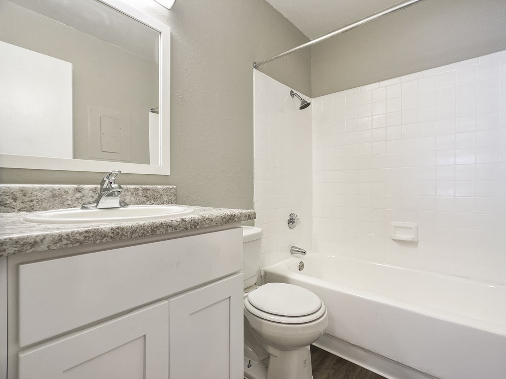 One Bedroom Apartment - Bathroom at Valencia Park, Phoenix, Arizona