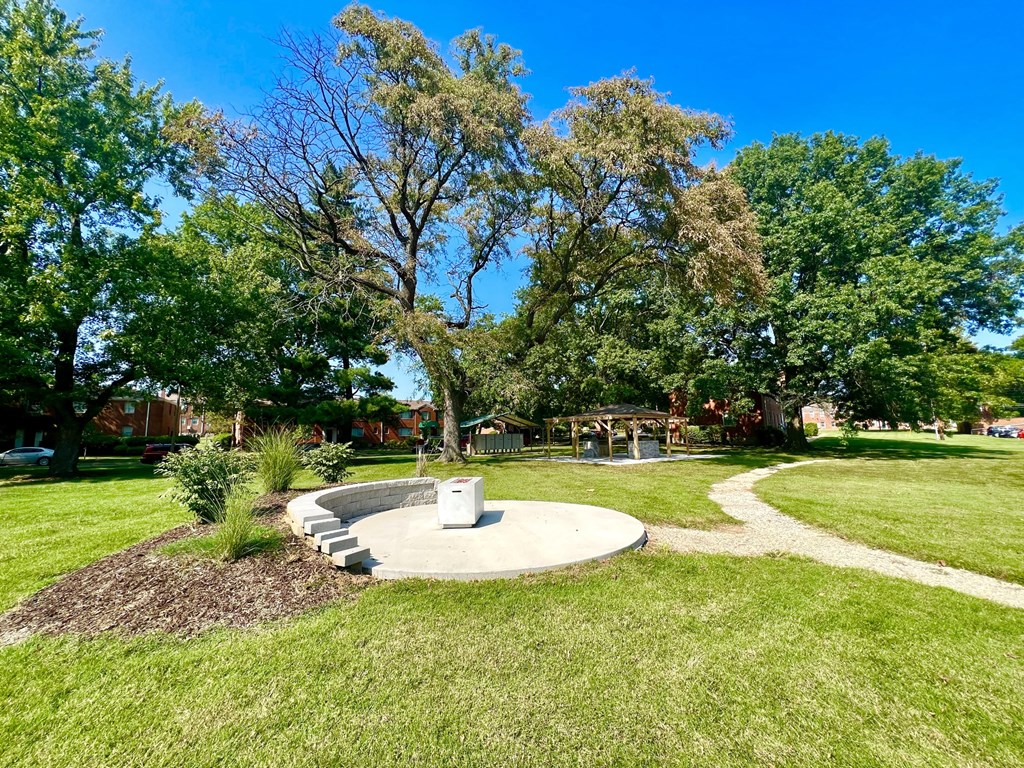 Garden area at Hampton Gardens, Missouri