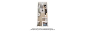 L1 Floor Plan at Vision on Lombard, Baltimore 