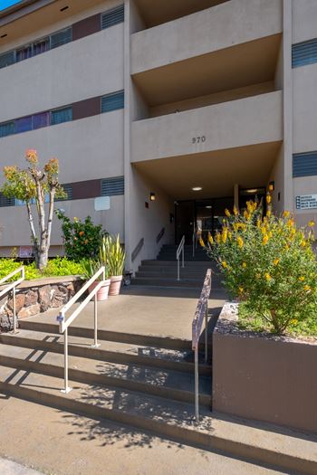 Entrance View at Palms at Menlo, Los Angeles, 90006 