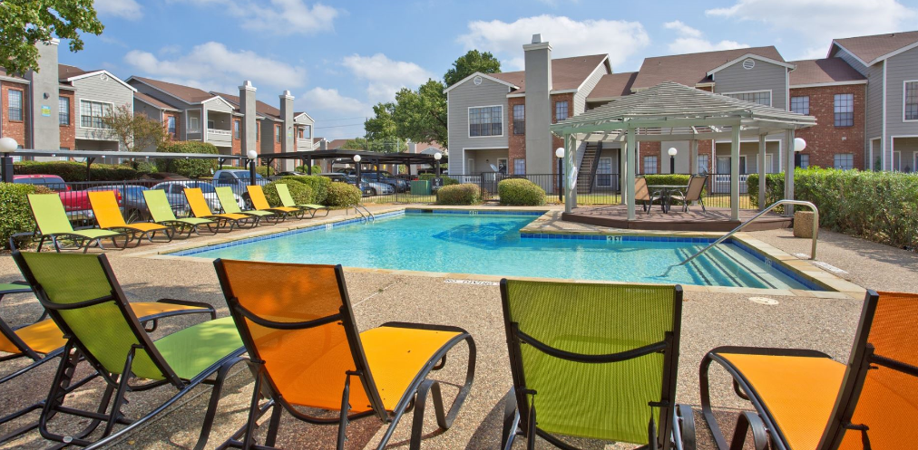 Crystal Clear Swimming Pool at Foxborough Apartments, Irving, TX, Texas, 75061