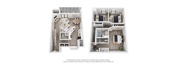 3 Bed/ 2.5 Bath C1