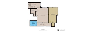 Studio 1 bath A at Westmore Manor Apartments, Los Angeles, CA