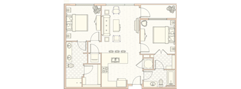 B3 - 2 Bed 2 Bath