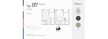 B7 - Two Bedroom Townhome Style with Wine Cooler