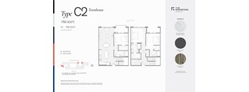 C2 - Three Bedroom Townhome Style with Wine Cooler