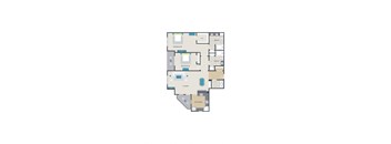 floor plan 54  the mansions on the park apartments
