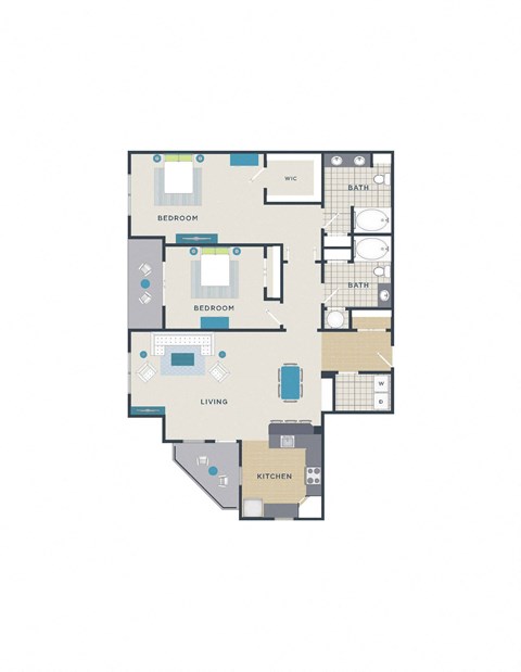 floor plan 54  the mansions on the park apartments