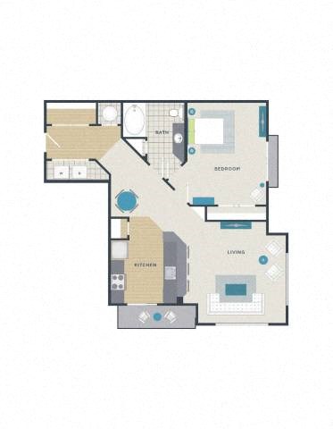 a floor plan of a house with a mix of different floors
