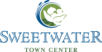Sweetwater town center logo with a bird in the center.