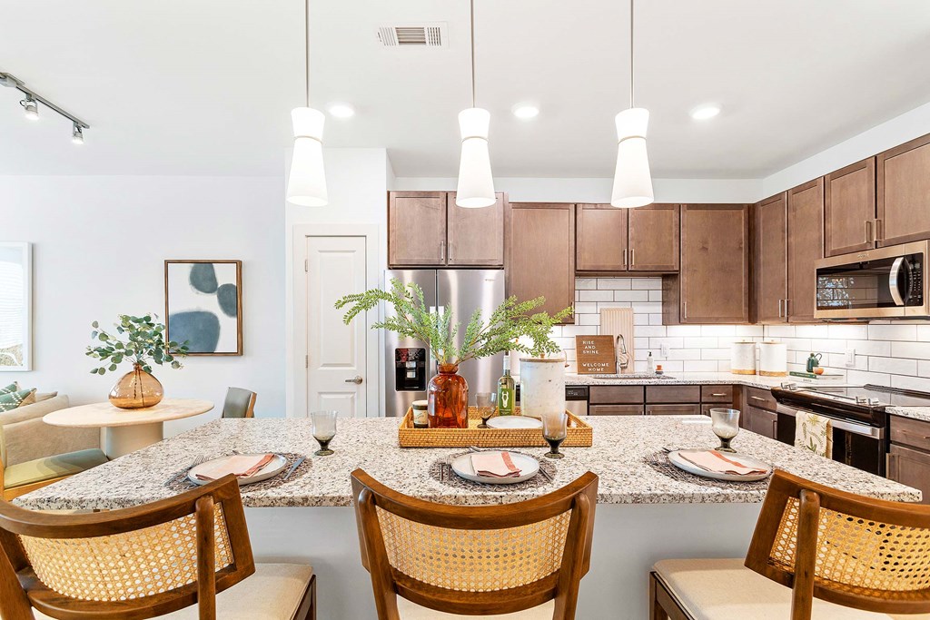 Kitchen with Bar Seating