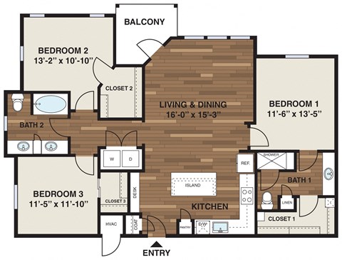 C1 Floor Plan