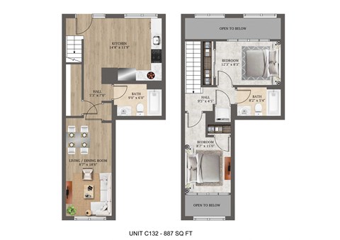 Floor Plan unit C 132
