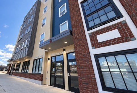 Apartment building exterior
