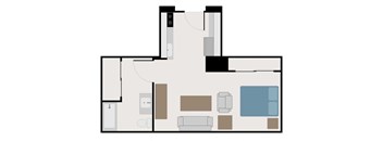 Studio floor plan