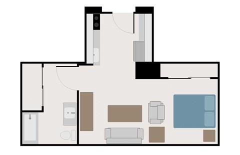 Studio floor plan