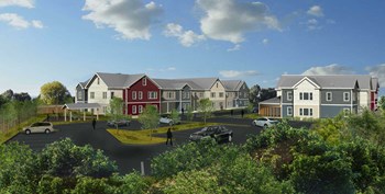 Yarmouth Gardens Rendering 2 View of the back of the property - Photo Gallery 2