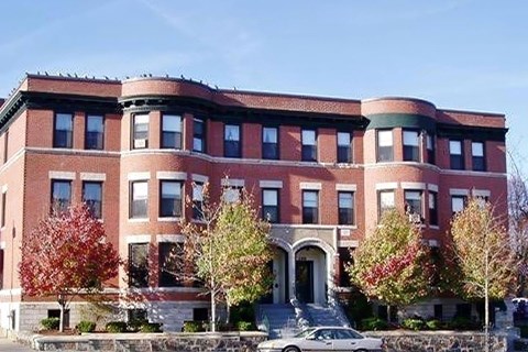 A red brick building