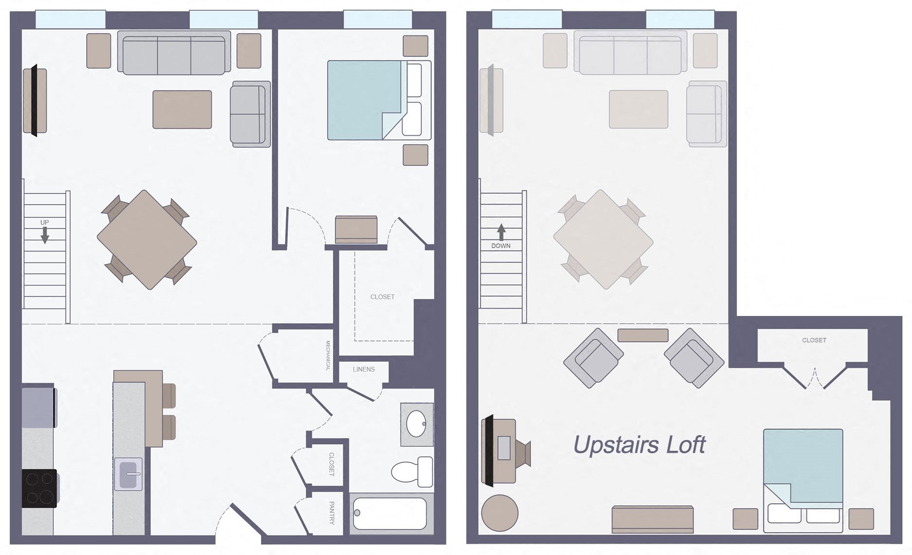 Floor Plans of Lincoln Lofts in Lincoln, RI