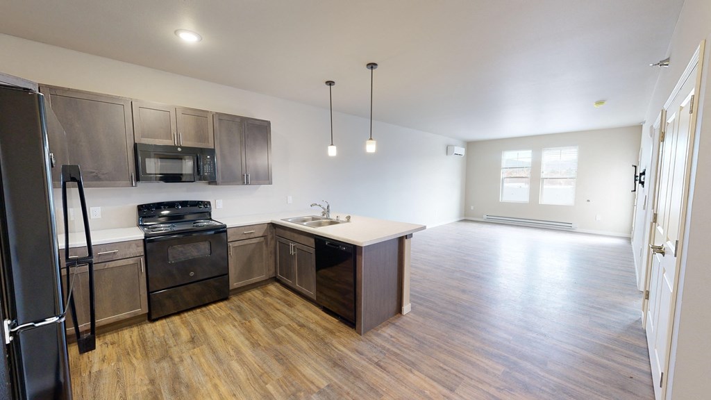 1 Bdrm  Apartment |  at 5th Ward | Kitchen