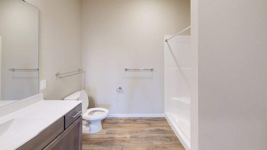 1 Bdrm  Apartment |  at 5th Ward | Bathroom