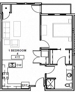 1 BR Apartment | Great River | Onalaska