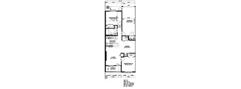 2 Bedroom Townhome Floorplan