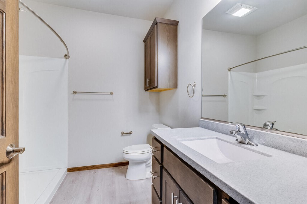Townhome Bathroom |  at 5th Ward | Three Sixty