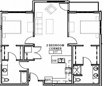 2 BR | Great River | Three Sixty