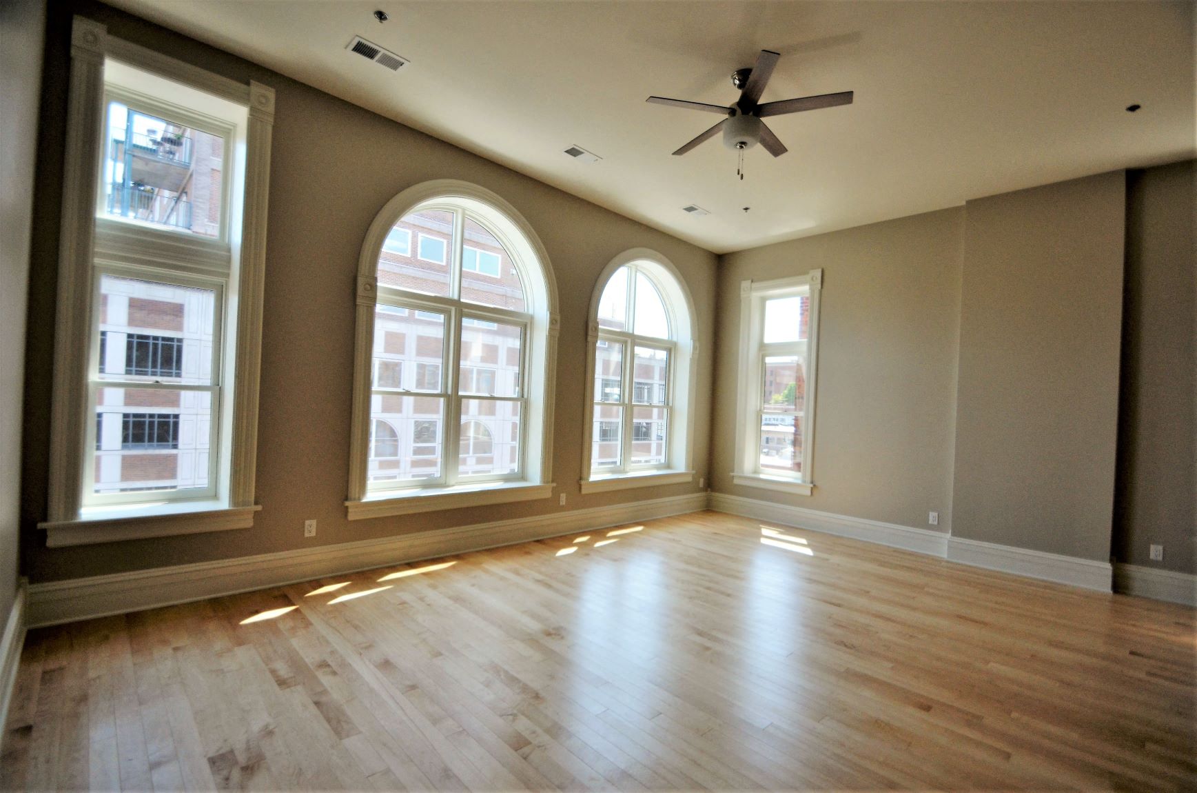 Apartment 301 | 1 BR | Living Area | Large Windows | Natural Lighting | Three Sixty Real Estate