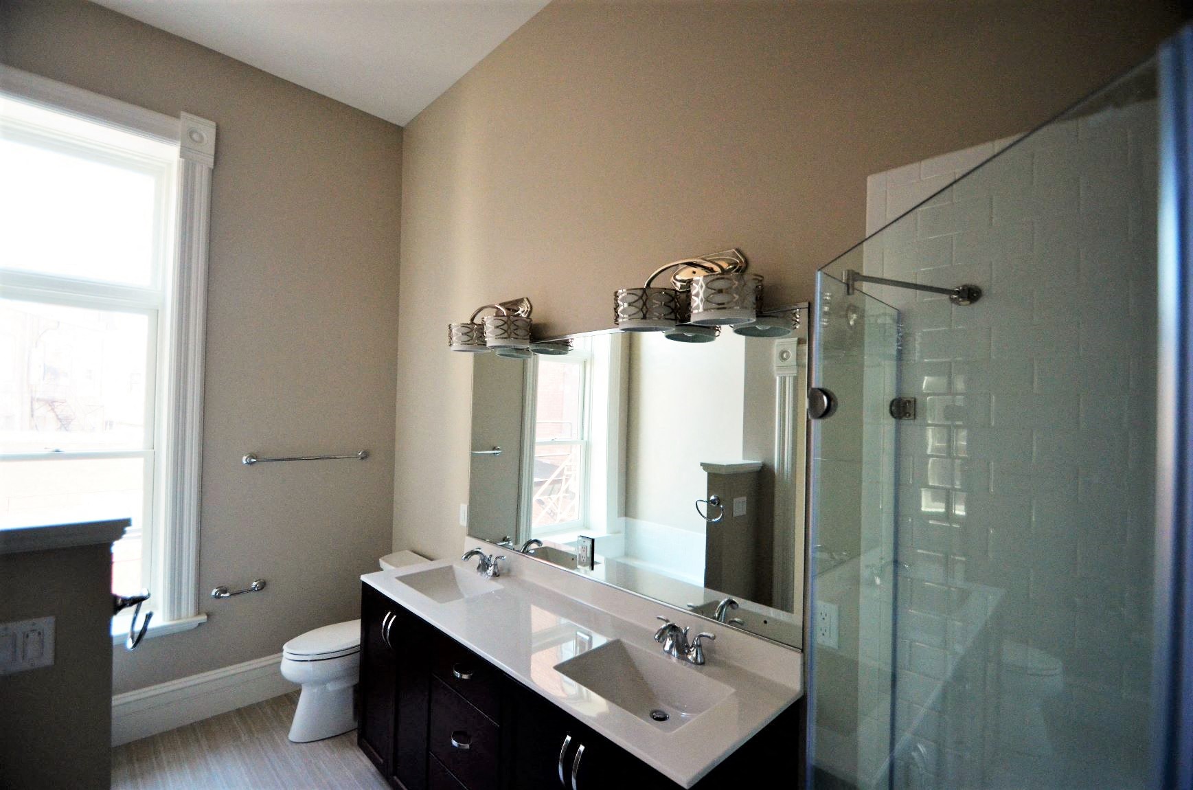 Apartment 301 | 1 BR | Bathroom | Double Sink | Three Sixty Real Estate