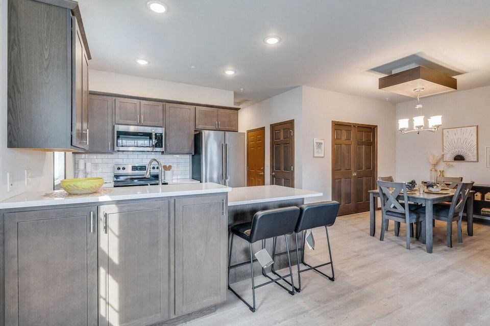 2 Bdrm Townhome Kitchen |  at 5th Ward | Three Sixty