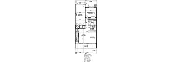 3 Bedroom Townhome Floorplan