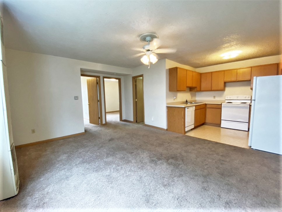 Apartment | 2 BR | 1 Bath | Living Area | Carpet | Three Sixty Real Estate