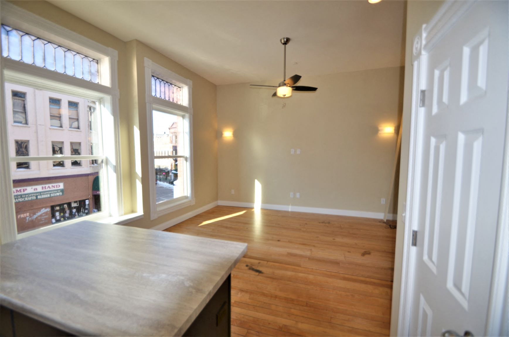 Apartment 201 | 1 BR | Dining Area | Living Area | Three Sixty Real Estate