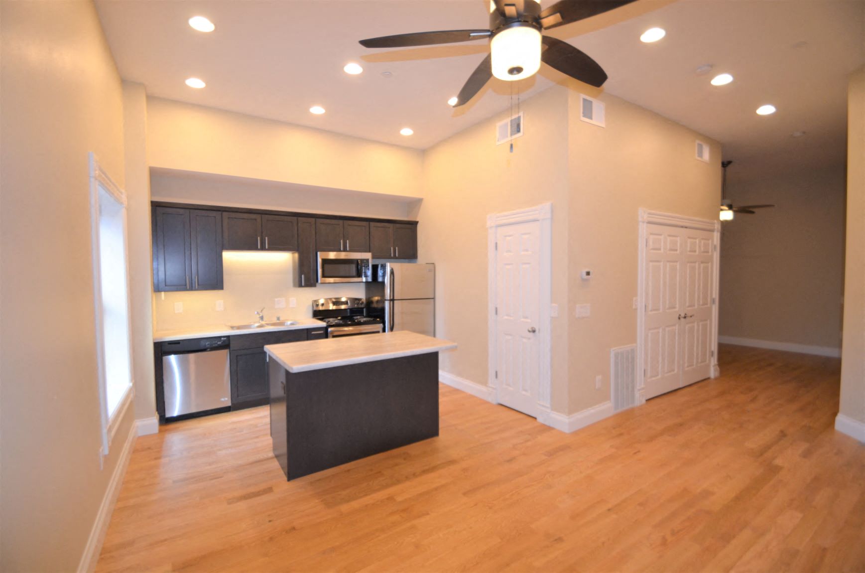 Apartment 202 | 1 BR | Living Area | Kitchen | Dining Area |  Three Sixty Real Estate