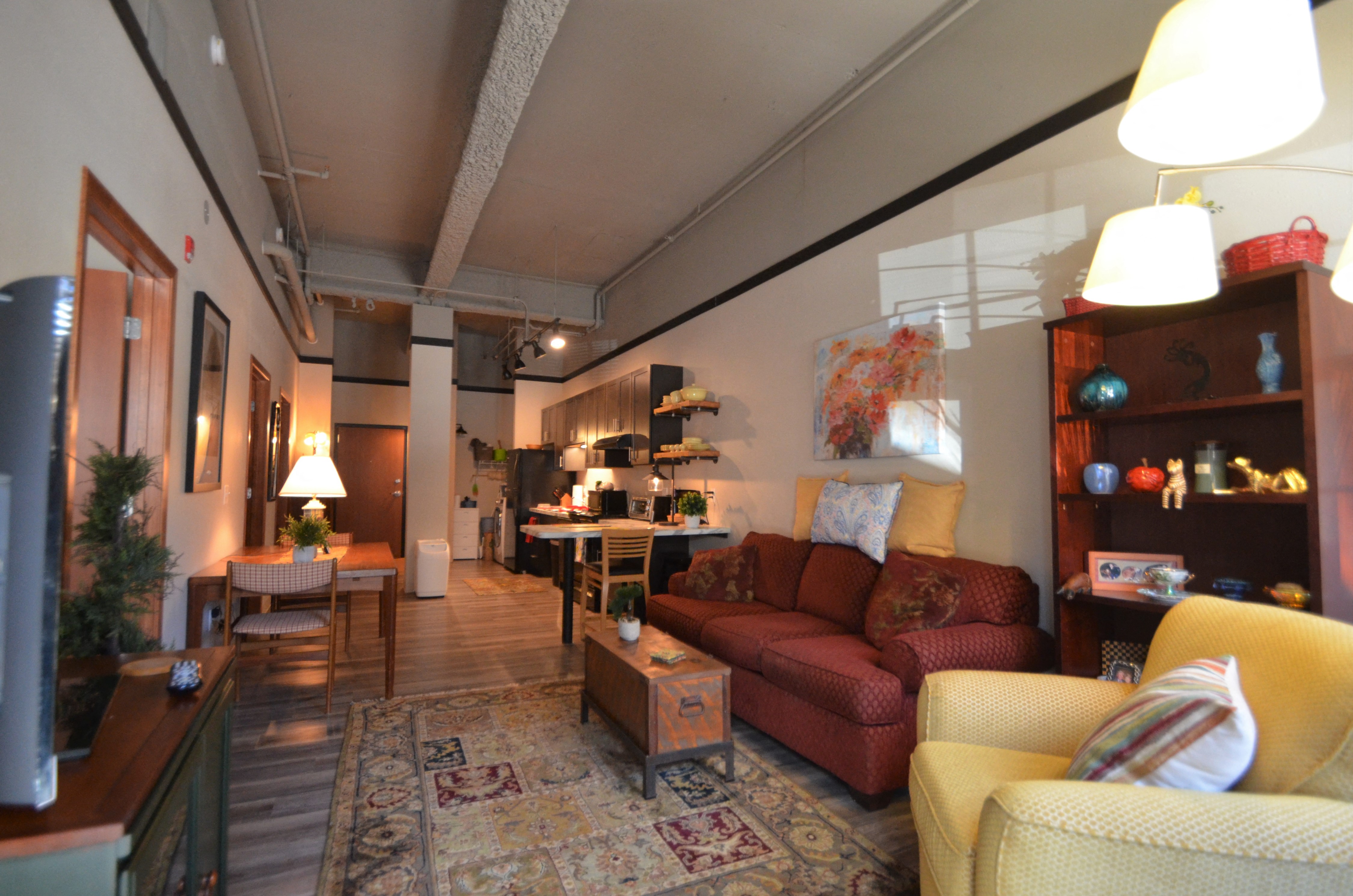 Hub | 1 & 2 BR | Living Area | Three Sixty Real Estate