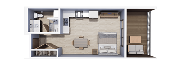 Studio Apartment | Archway Residences