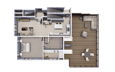 3 Bedroom Townhome 2 Floors | Archway Residences