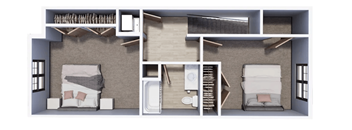 C & C Residences | Upper Level 3 Bedroom