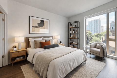 Sage Bedroom Furnished