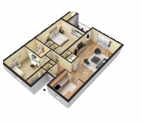 Two Bedroom / One Bath