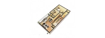 Two Bedroom / One Bath