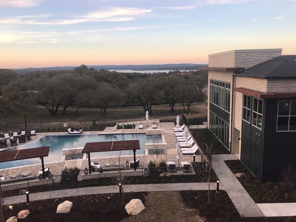 Balcony View of Pool